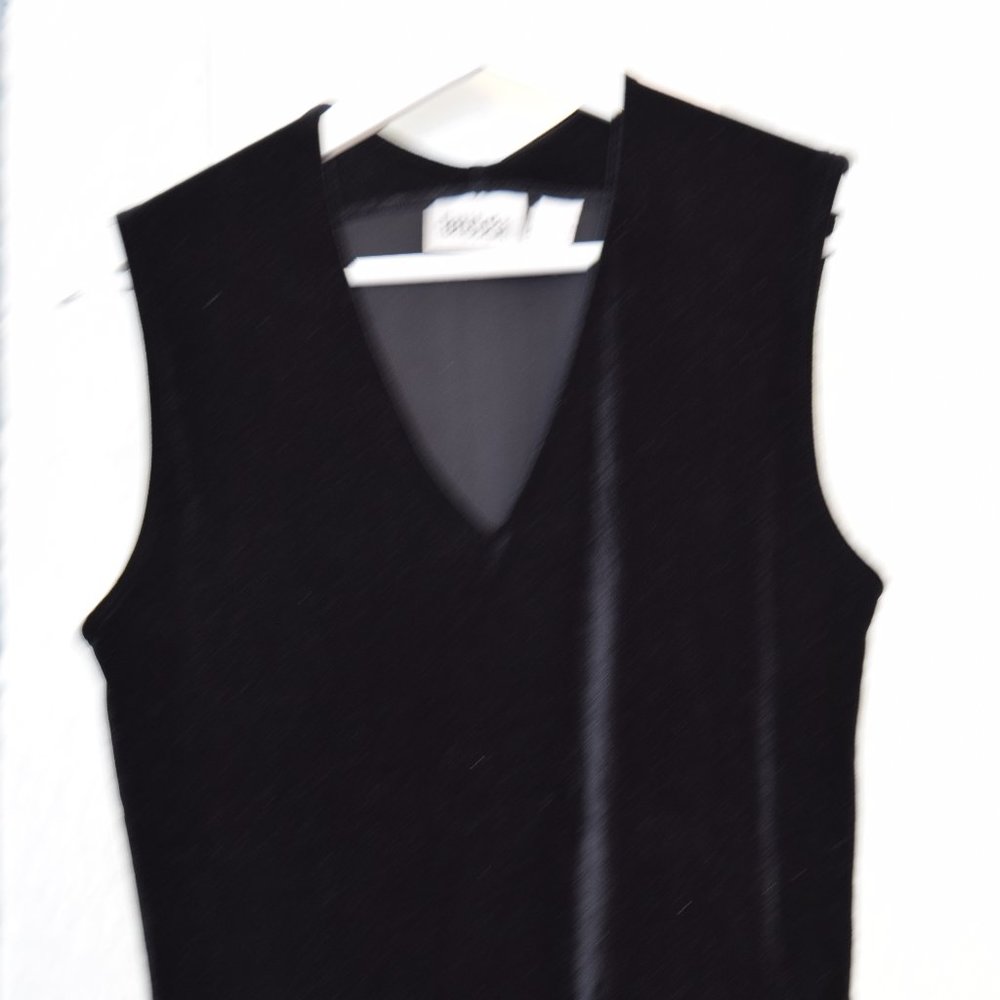 Crushed velvet tank top